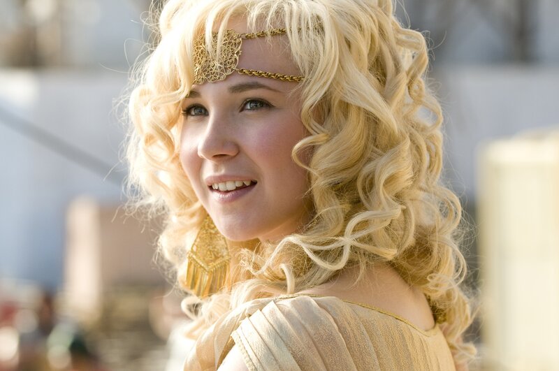 woman in golden costume