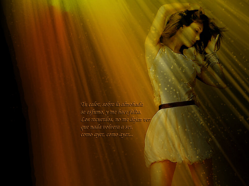 woman in golden light