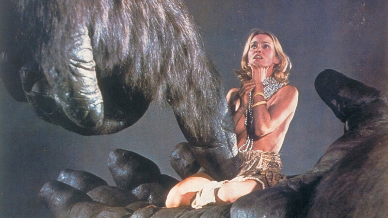 Woman in Gorilla's Hand