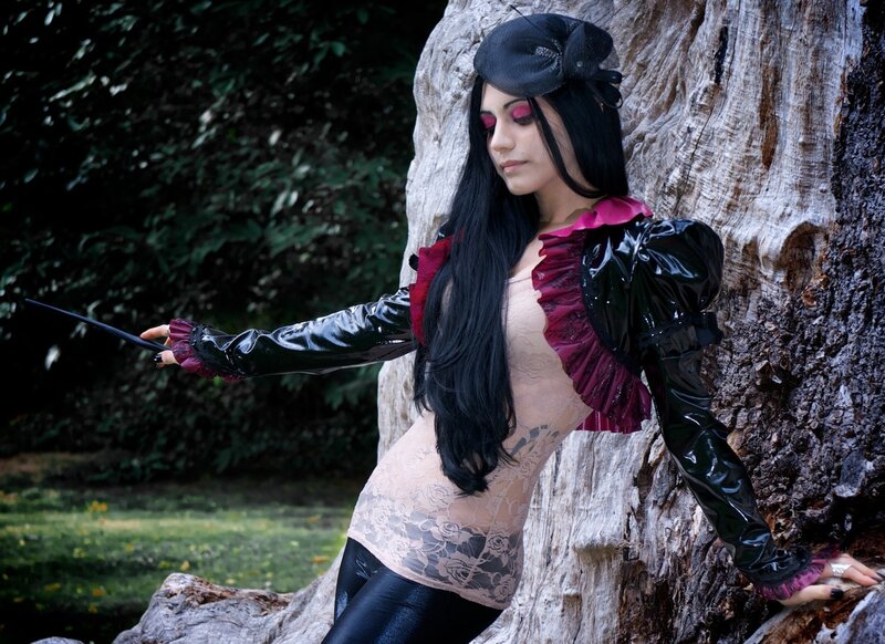 woman in gothic costume