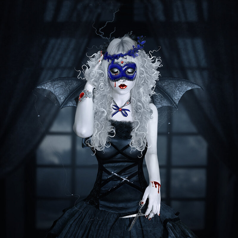 woman in gothic costume