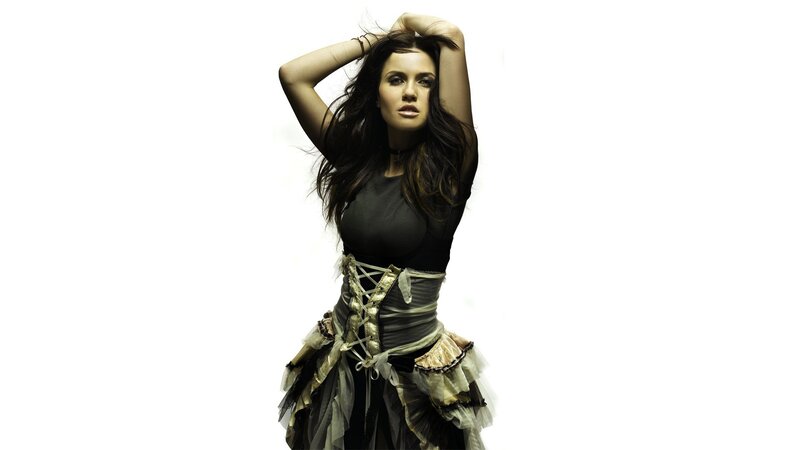 woman in gothic dress