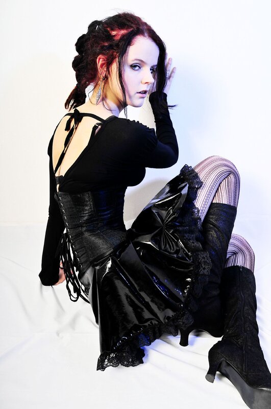 woman in gothic outfit
