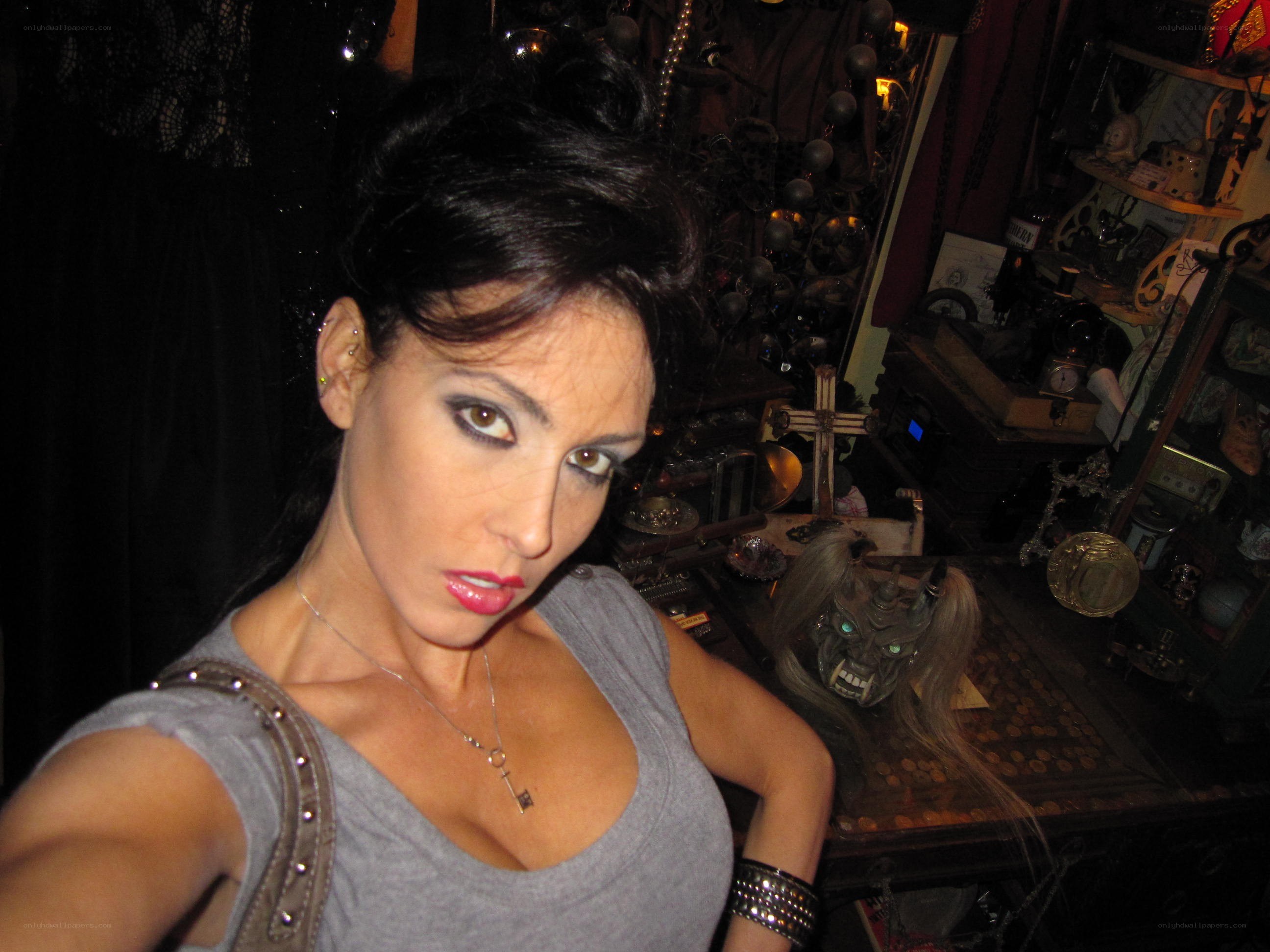 woman in gothic setting