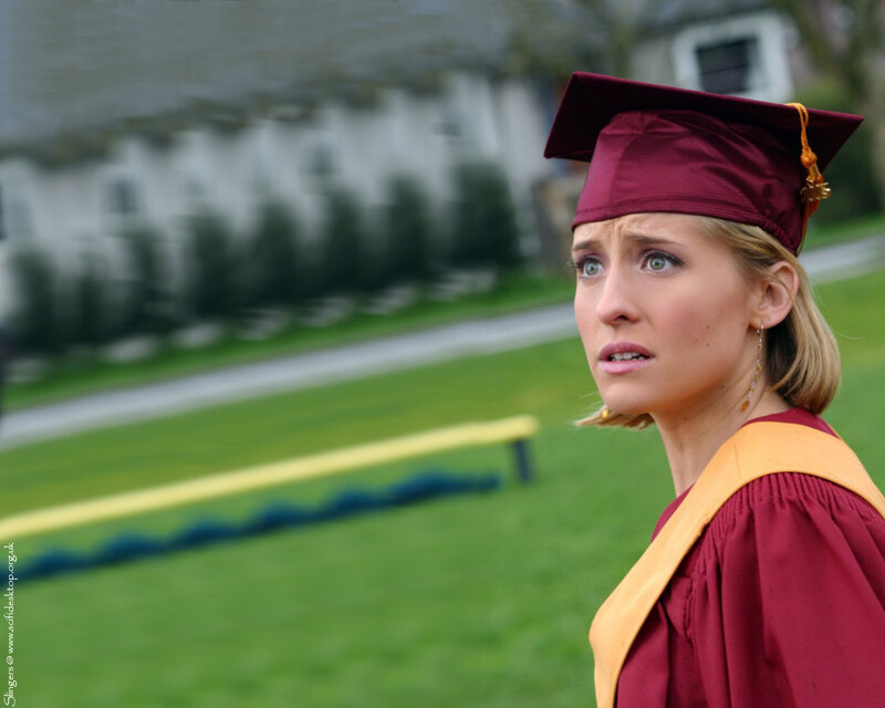 woman in graduation gown
