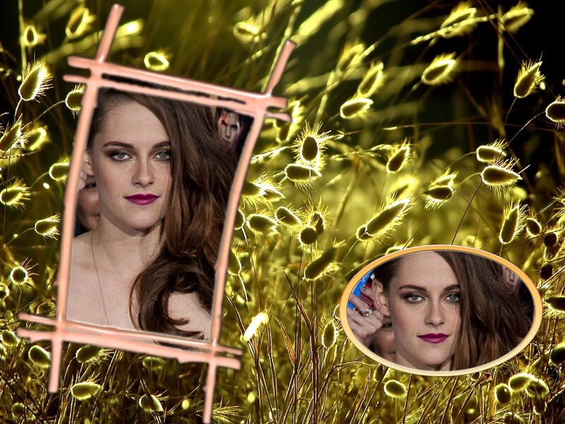 Woman in Grass Field — Yellow