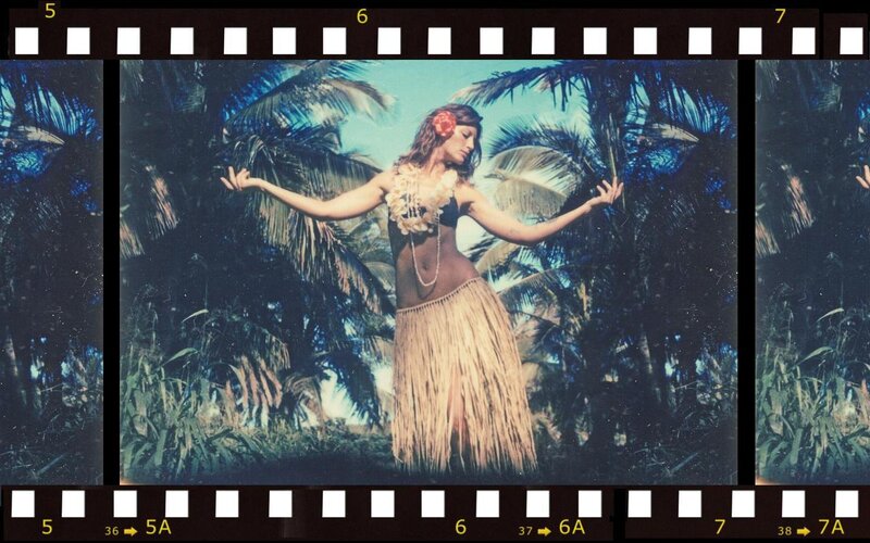 Woman in Grass Skirt