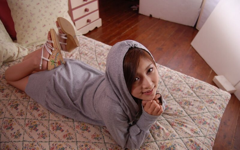 Woman in Gray Hoodie — Relaxed