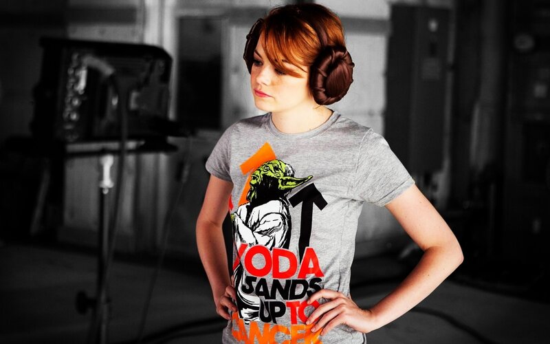 Woman in Gray T-shirt — Serious, Photograph