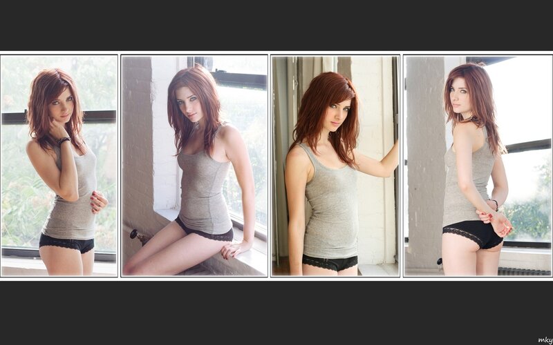 woman in gray tank top