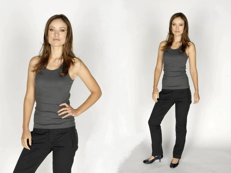 Woman in Gray Tank Top — Neutral, Photograph
