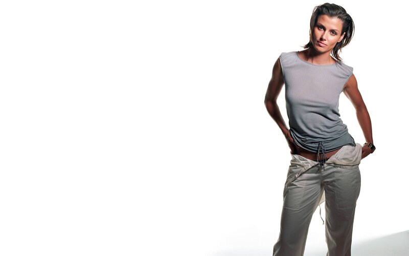 woman in gray top and pants