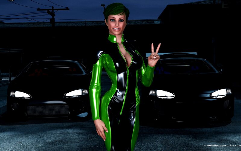 Woman in Green and Black Suit