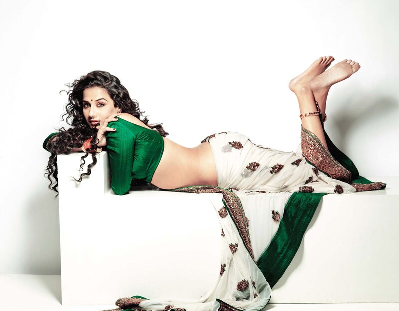 woman in green and white sari