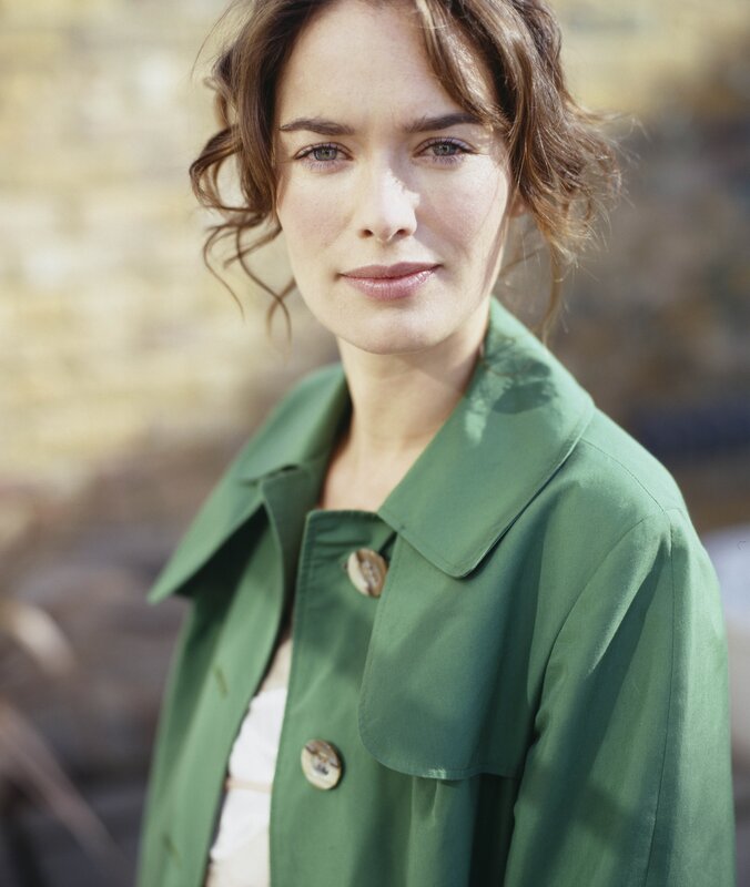 woman in green coat