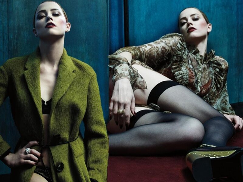 Woman in Green Coat — Dramatic, Photograph