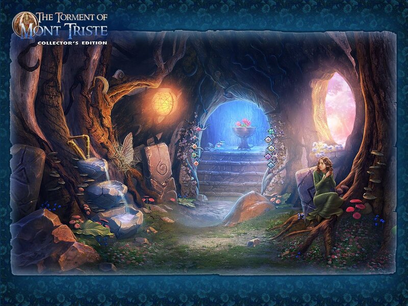 Woman in Green Dress — Blue, Serene, Night