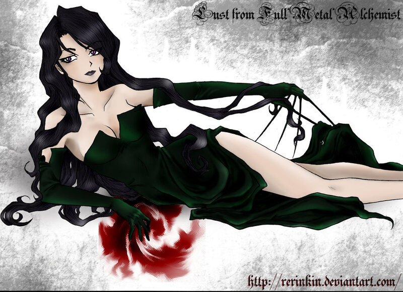 Woman in Green Dress — Dramatic, Digital Art, Blood