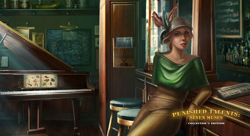 Woman in Green Dress — Dramatic, Digital Art, Piano