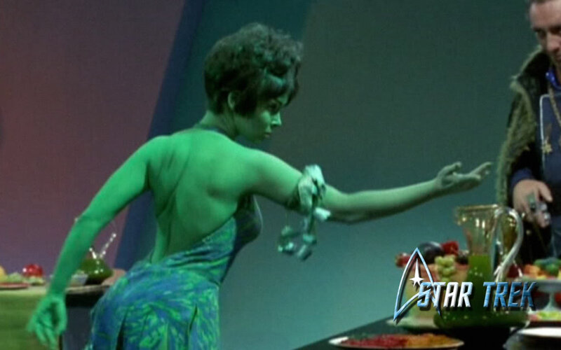 Woman in Green Dress — Dramatic, Photograph, Man