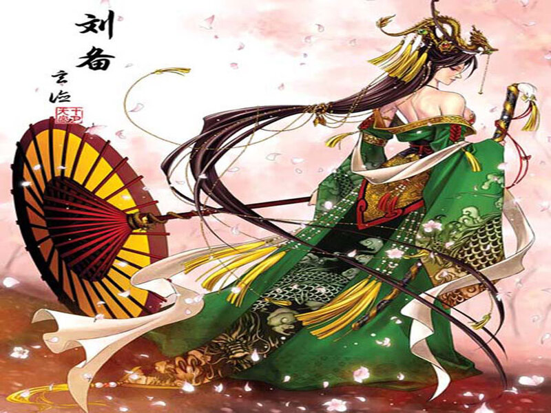 Woman in Green Dress — Dramatic, Spring