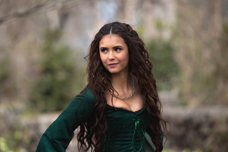 Woman in Green Dress — Serene, Afternoon, Photograph, Long Hair