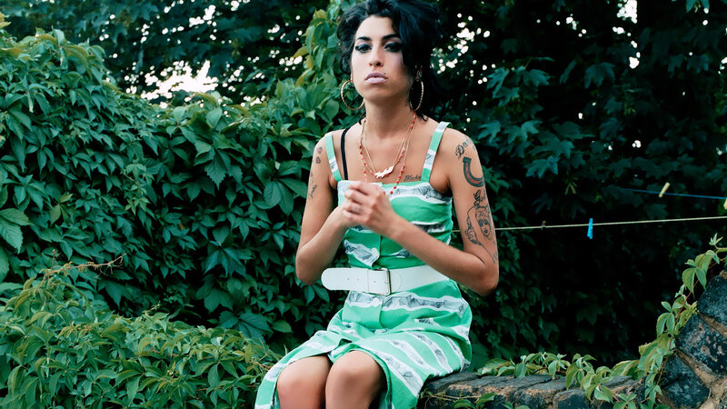 Woman in Green Dress — Serious, Afternoon