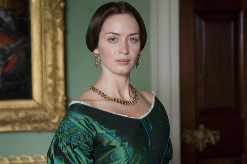 Woman in Green Dress — Serious, Photograph