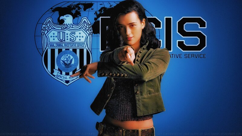 Woman in Green Jacket — Blue