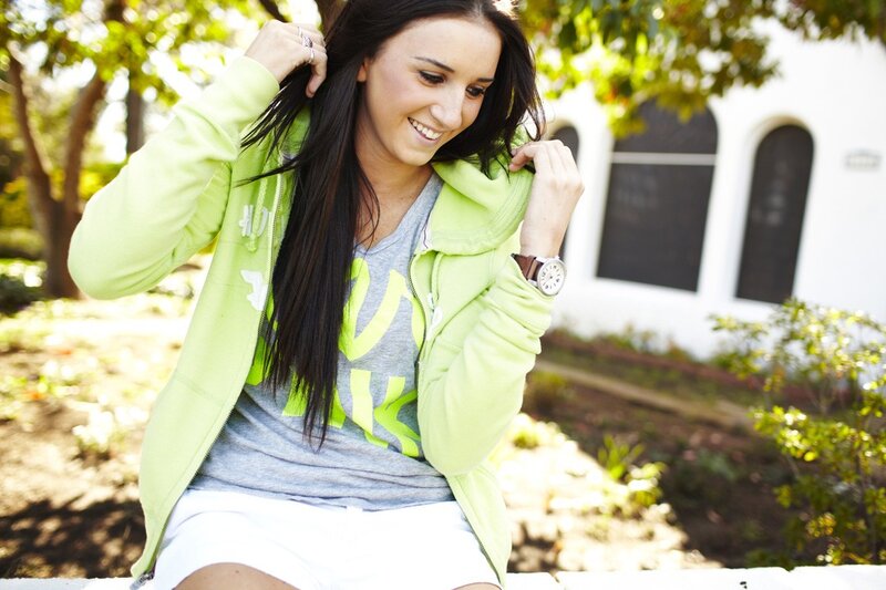 Woman in Green Jacket — Relaxed