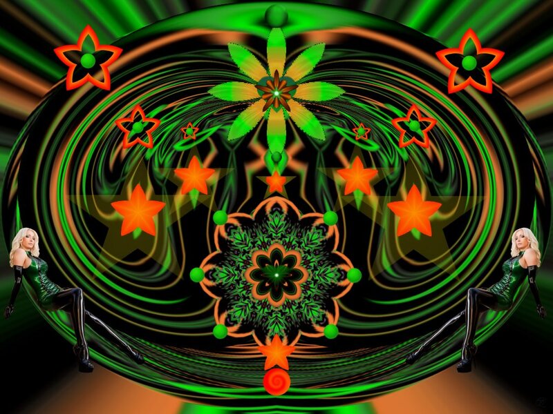 Woman in Green Outfit — Hypnotic