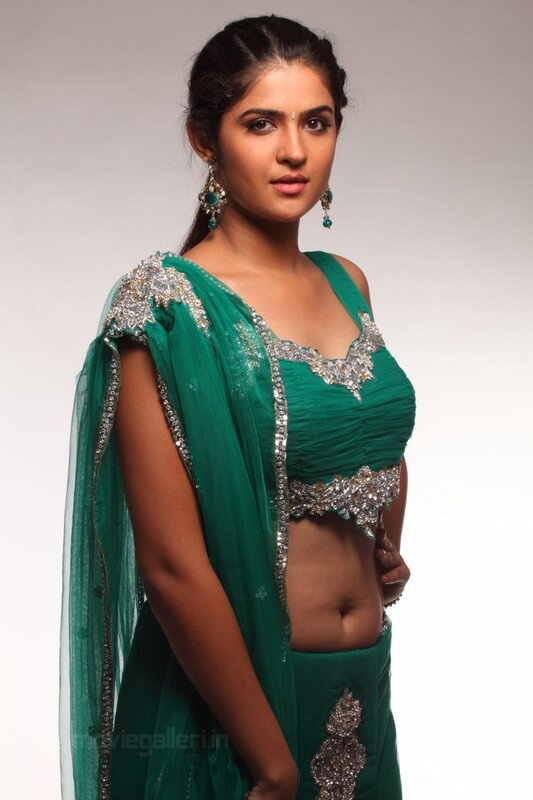 woman in green sari