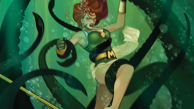 Woman in Green Suit — Dramatic, Comic, Tentacles