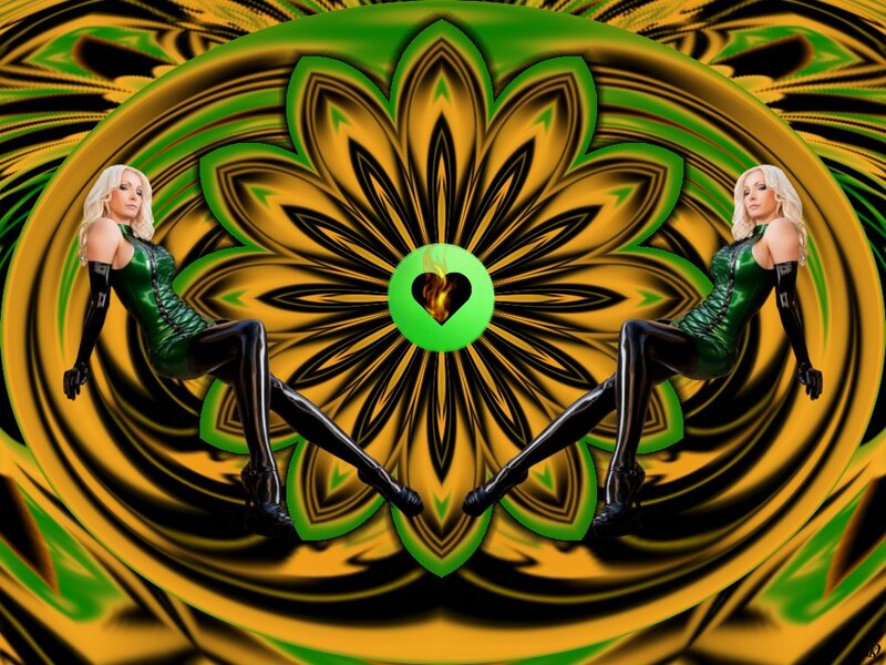 Woman in Green Suit — Psychedelic