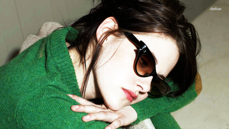 Woman in Green Sweater — Contemplative