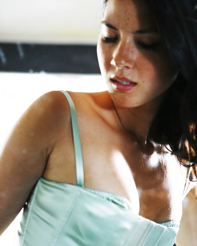 Woman in Green Top — Intimate