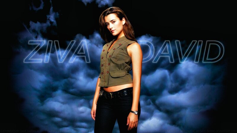 Woman in Green Vest — Blue