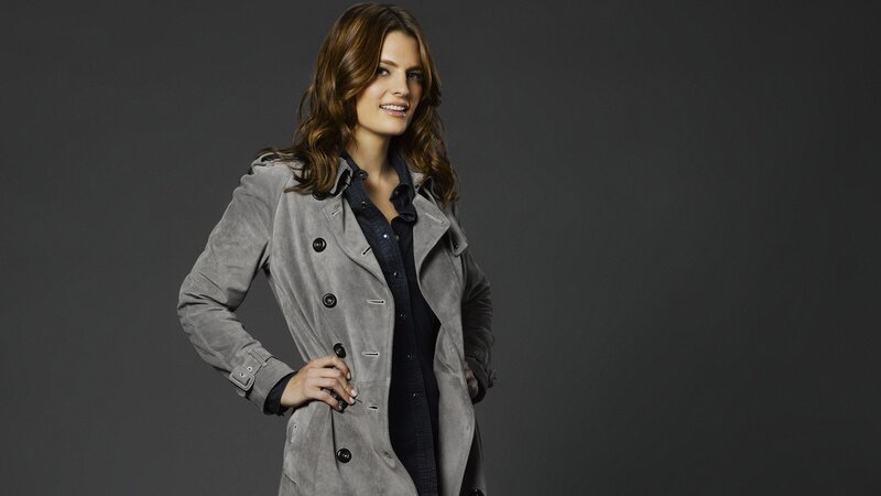 Woman in Grey Coat