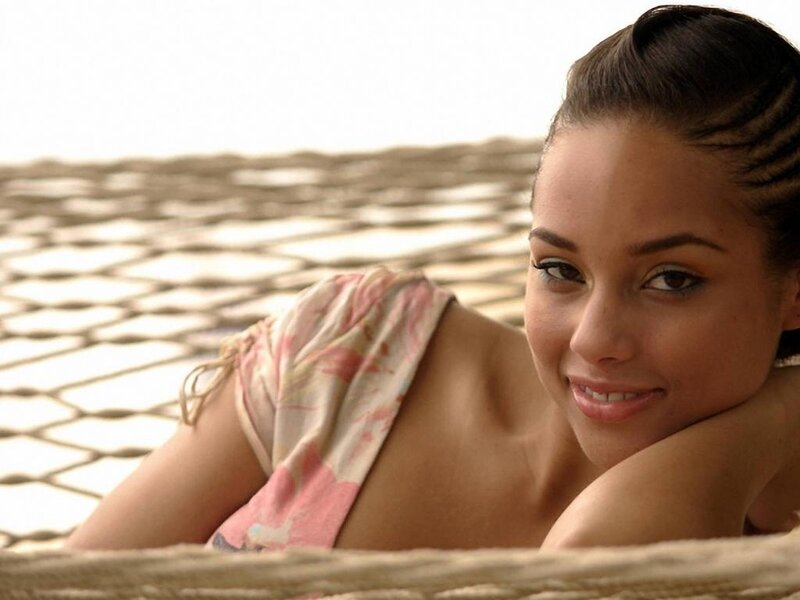 Woman in Hammock — Pink, Relaxed, Afternoon, Photograph