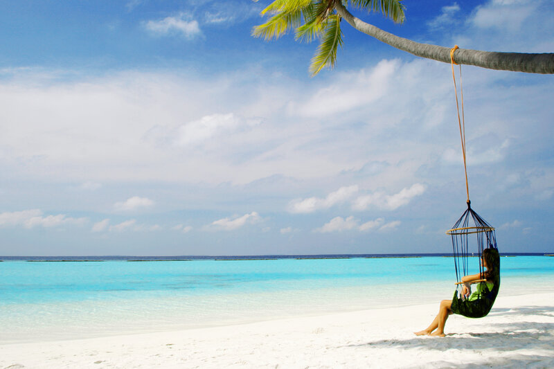 Woman in Hammock Swing