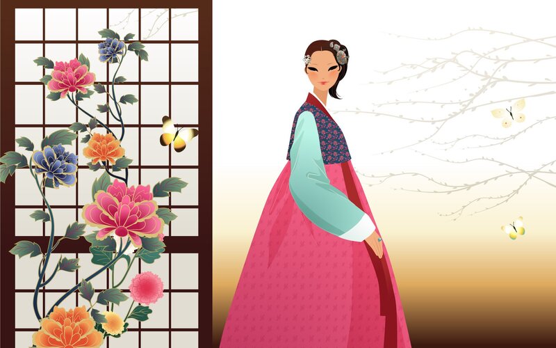 Woman in Hanbok