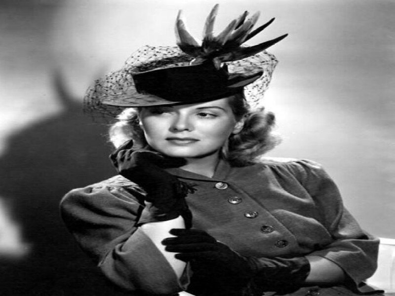 Woman in Hat and Coat — Black, Dramatic