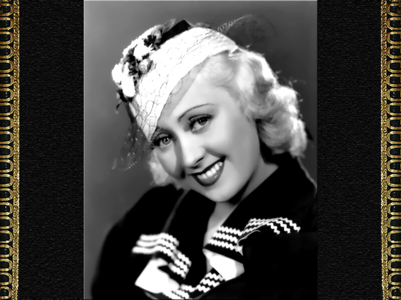 Woman in Hat and Coat — Black, Smiling