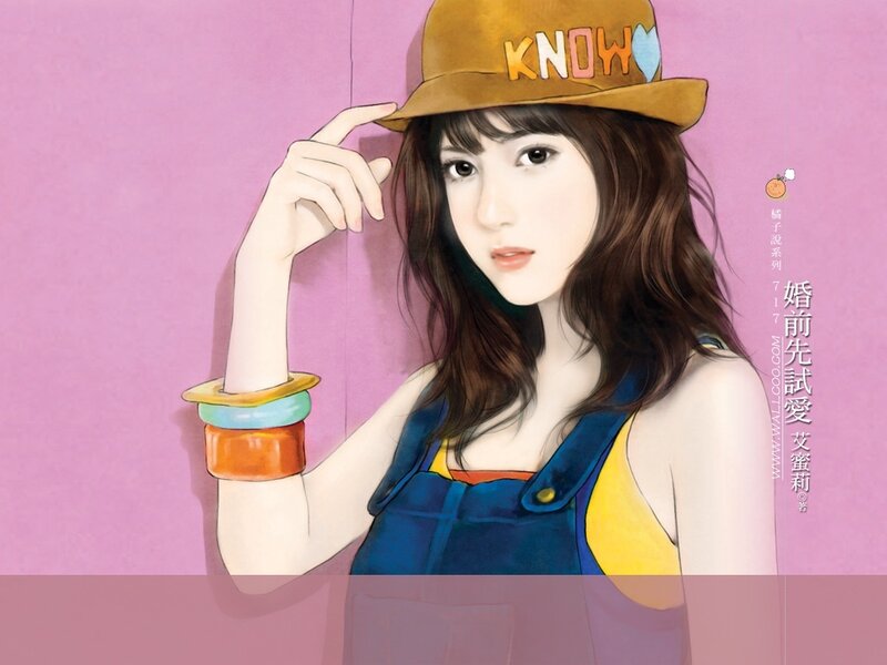 Woman in Hat and Overalls
