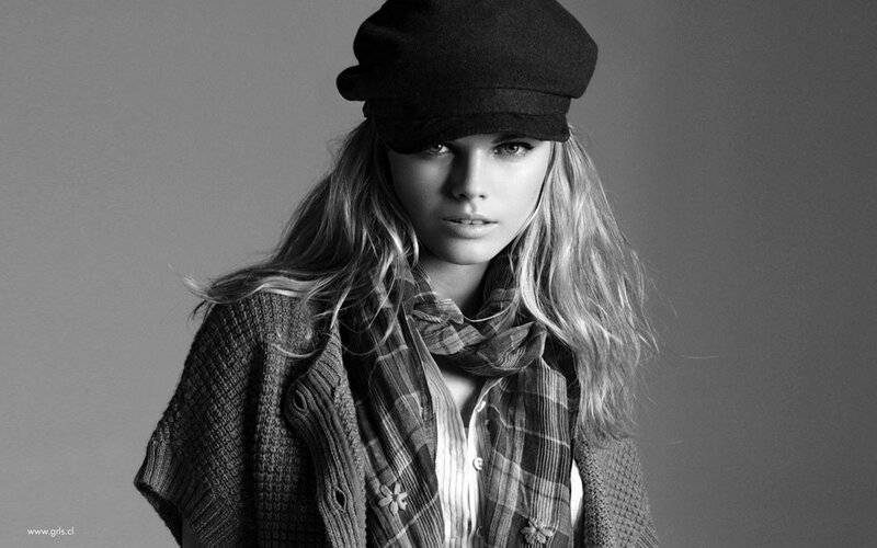 woman in hat and scarf