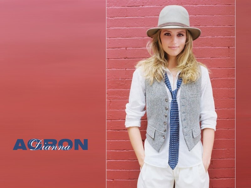 Woman in Hat and Vest — Red