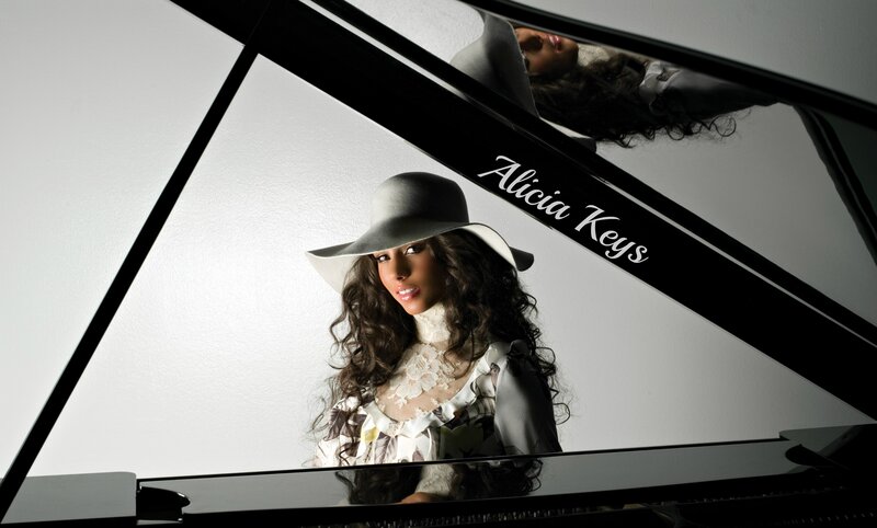 Woman in Hat at Piano