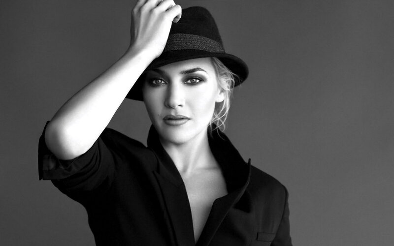 Woman in Hat — Black, Dramatic, Photograph, Blazer