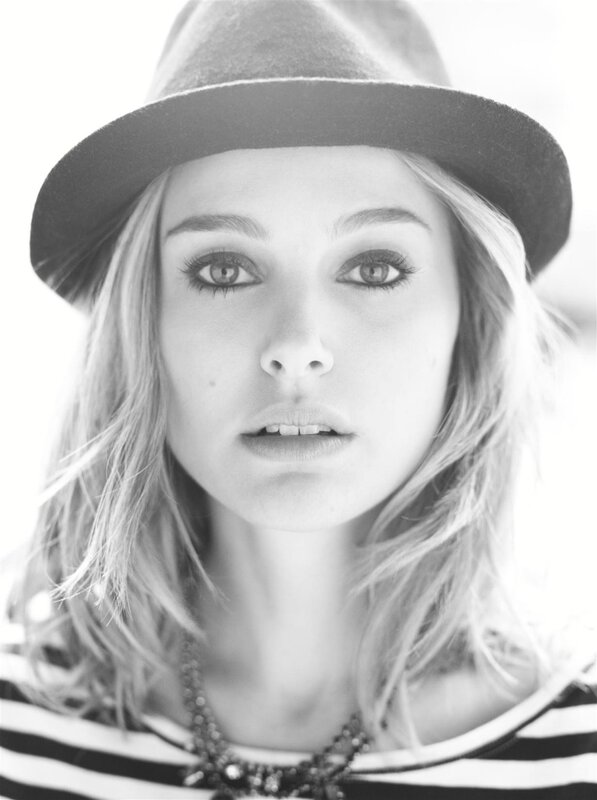 woman in hat portrait