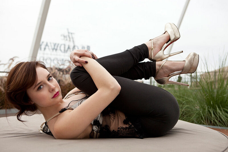 Woman in High Heels — Black, Seductive